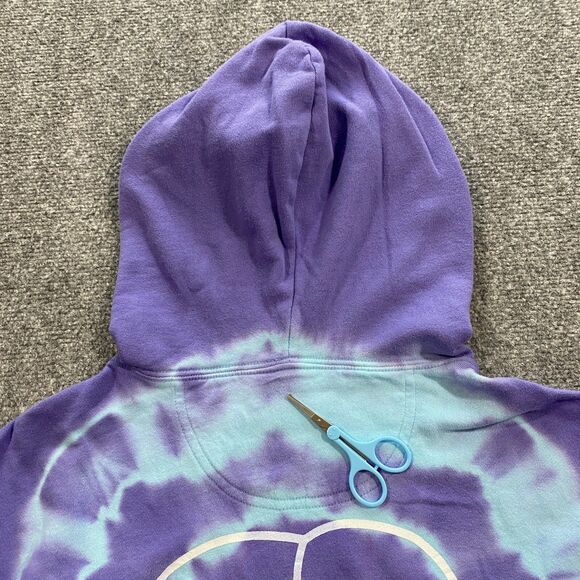 Ivory Ella Dusk Burst Tie Dye Sweatshirt Hoodie Womens Small S Purple Blue NWT - Picture 16 of 16